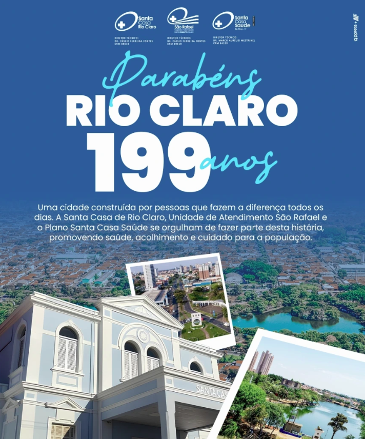 199 anos de Rio Claro!